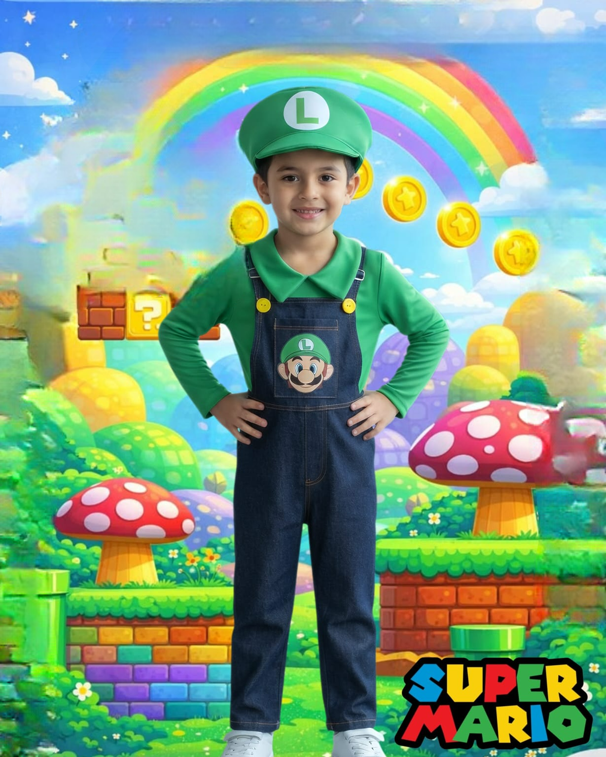 Disfraz de Luigi, modelo 1